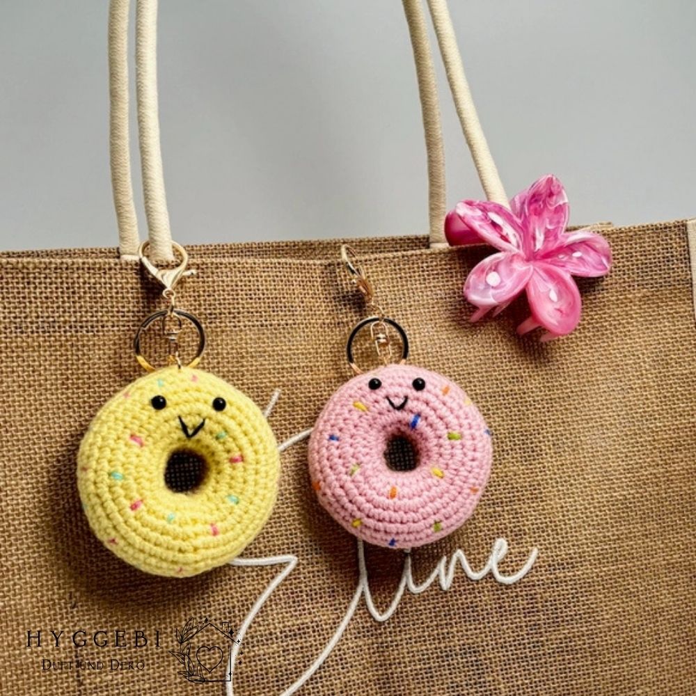 Donut gehäkelt · Taschen und Schlüsselanhänger