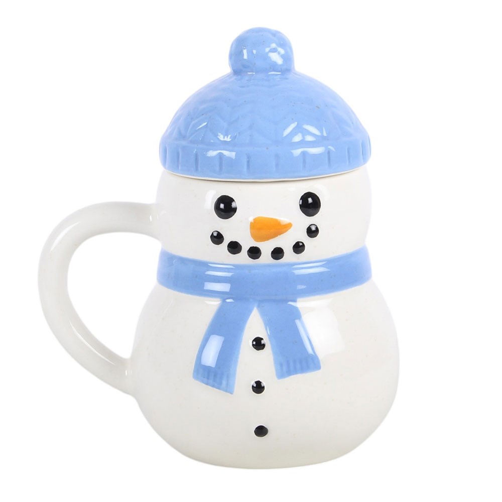 Winter Snowman · Becher mit Deckel