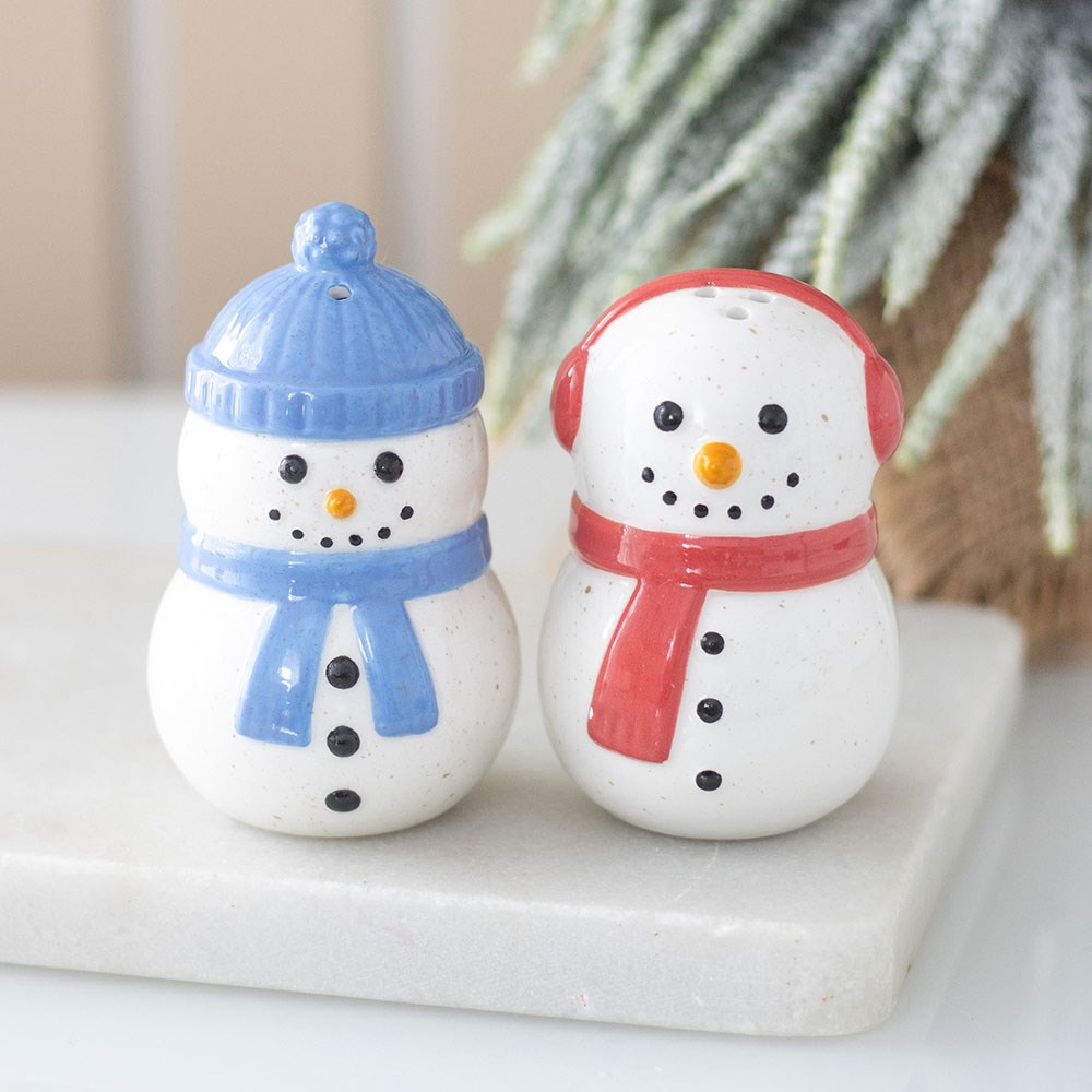 Winter Snowmen · Salz & Pfefferstreuer