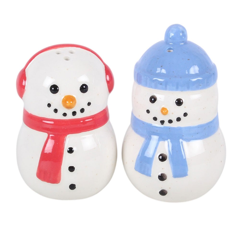Winter Snowmen · Salz & Pfefferstreuer