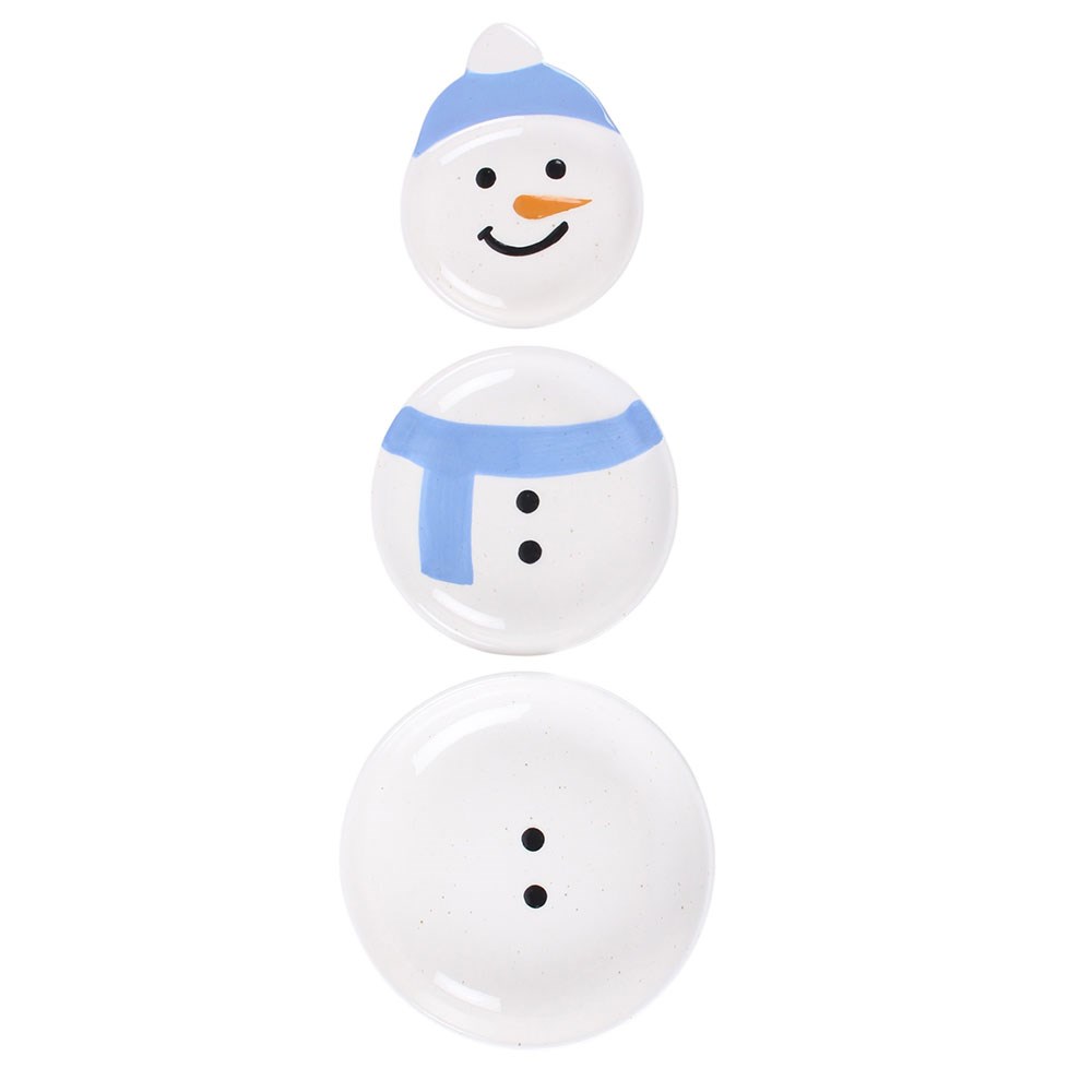 3er-Set Stapelschalen · Winter Snowmen