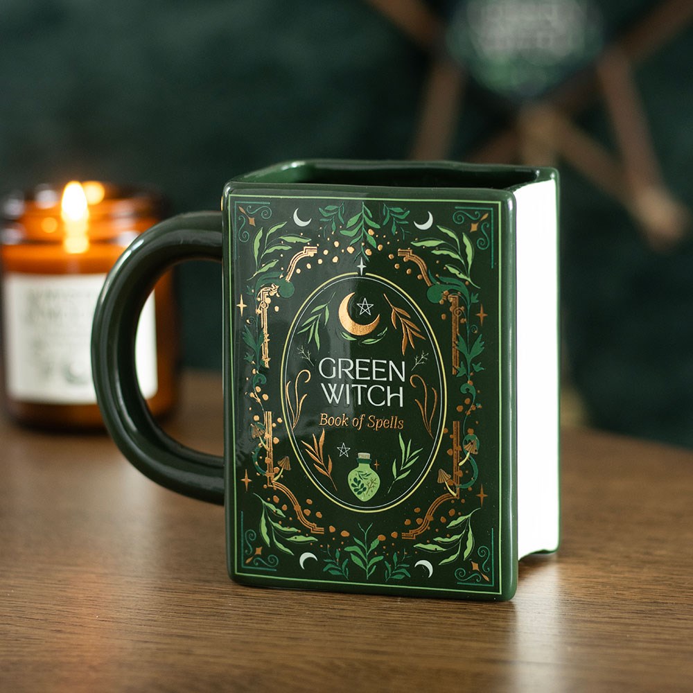Buch Tasse · Green Witch
