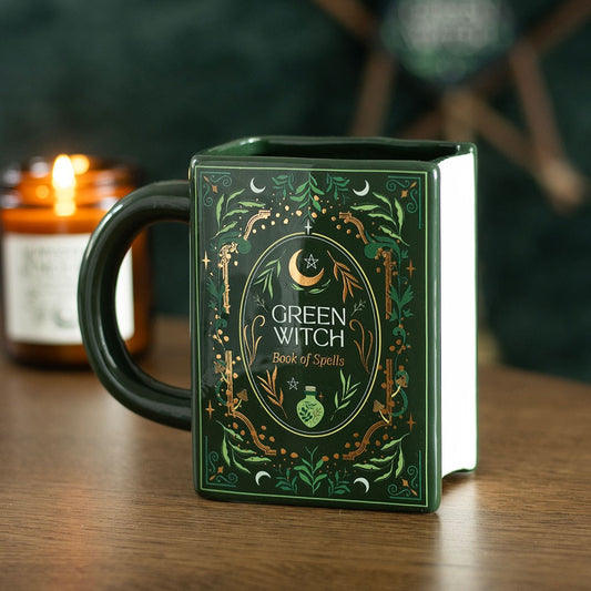 Buch Tasse · Green Witch