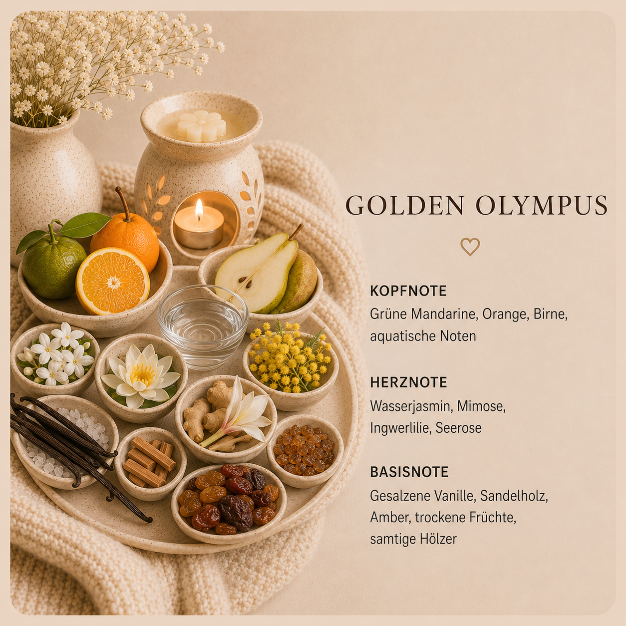 Golden Olympus · Duftwachs 50g