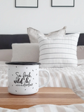 Frech, wild & wunderbar · Emaille Tasse
