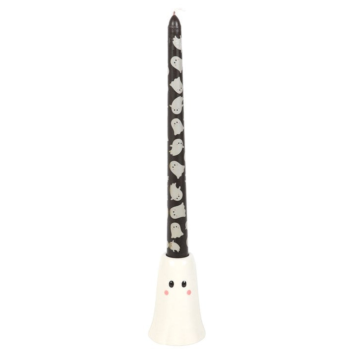 Sweet Ghost · Kerzenhalter mit Stabkerze