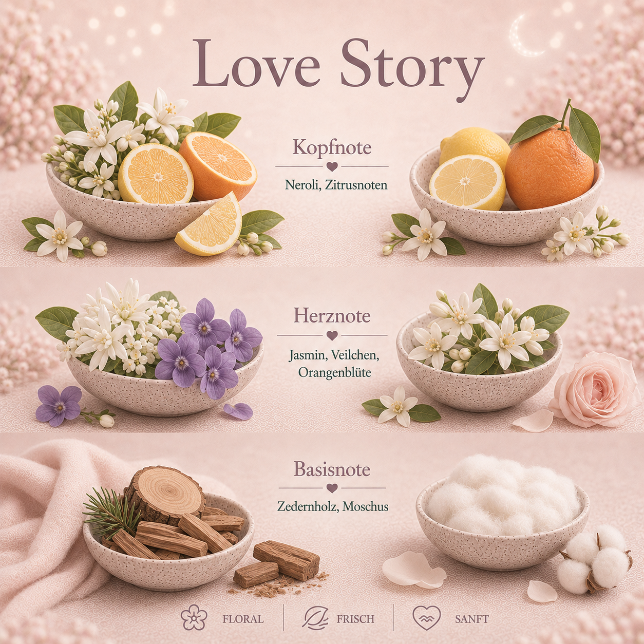 Love Story · Duftwachs