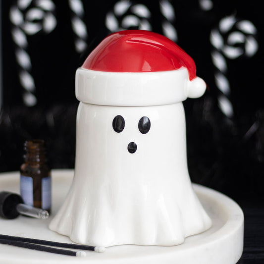 Duftlampe · Ghost with Santa Hat