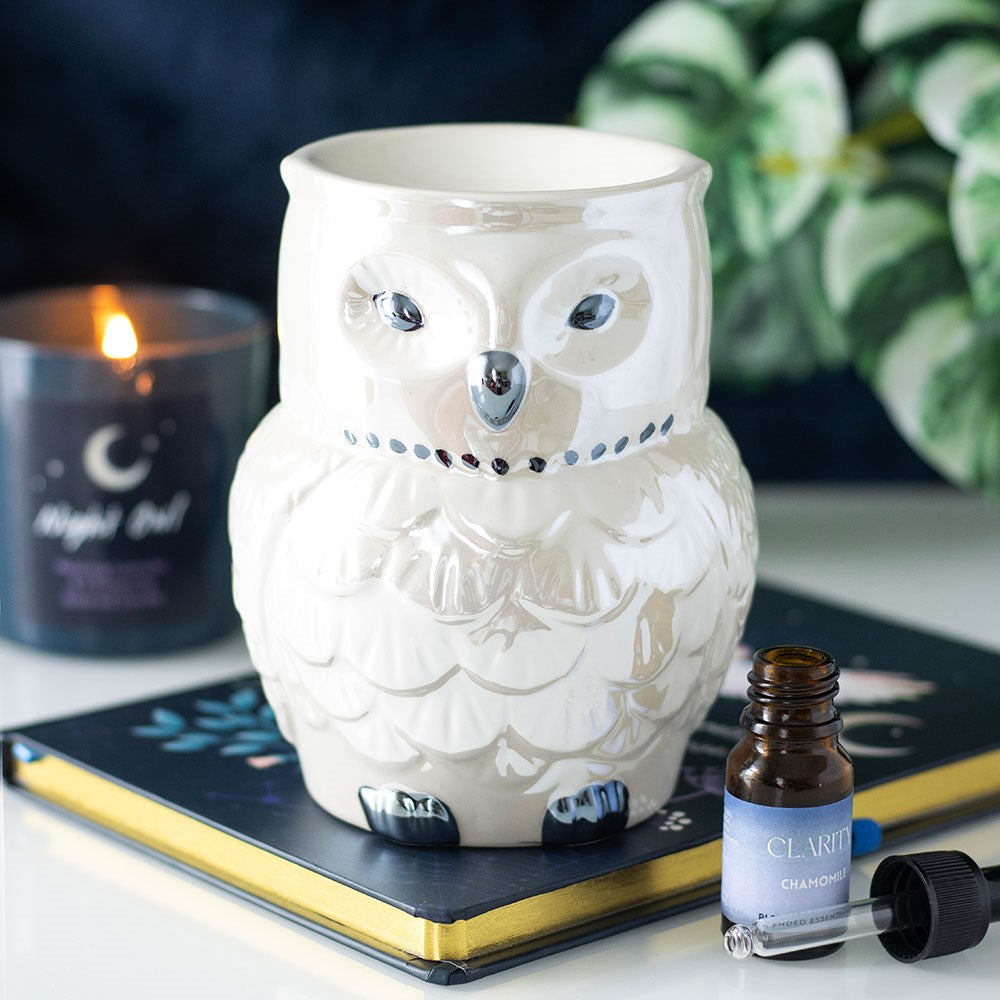 Eule schillernd Duftlampe – Dekorative Aromalampe