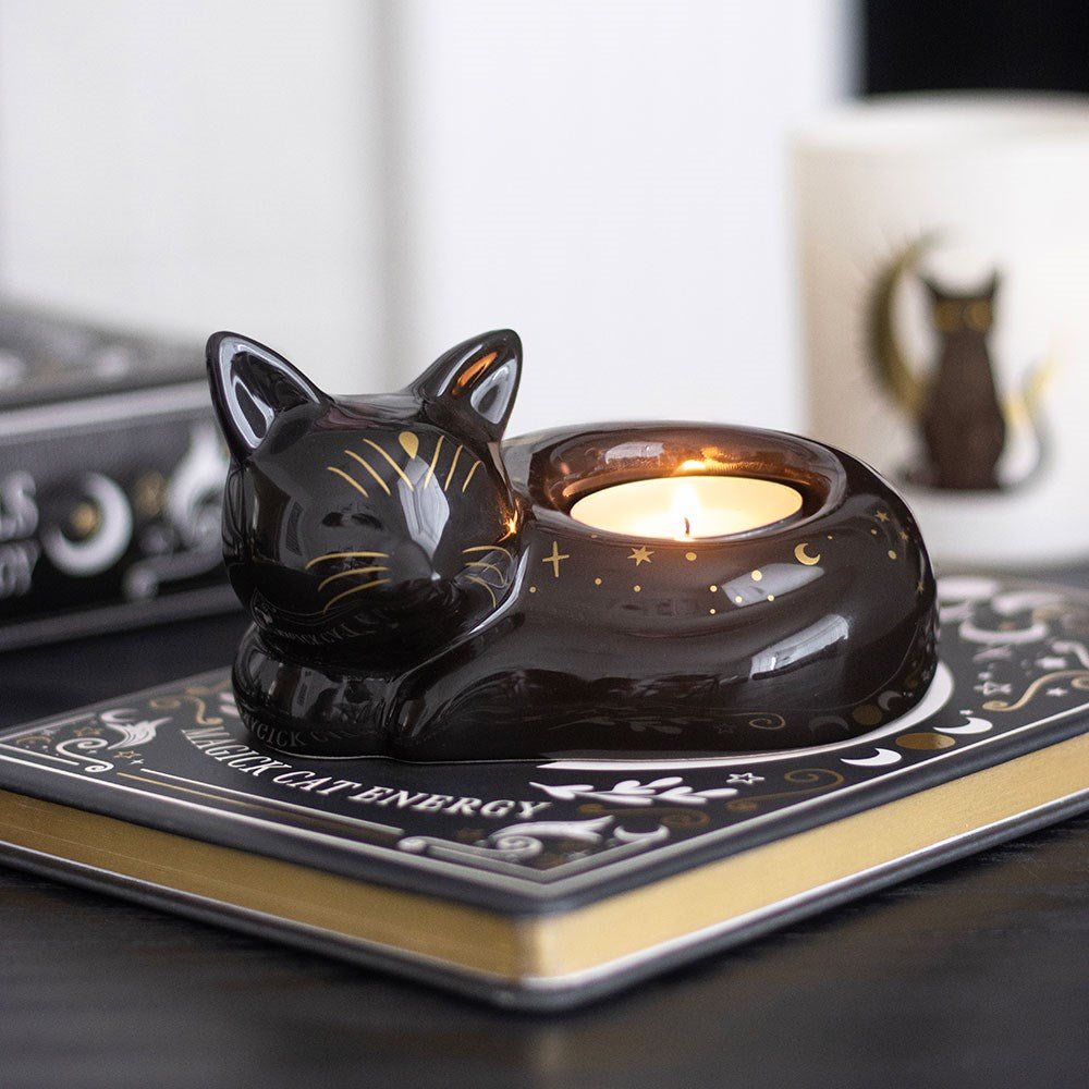 Teelichthalter · Black Cat Magick
