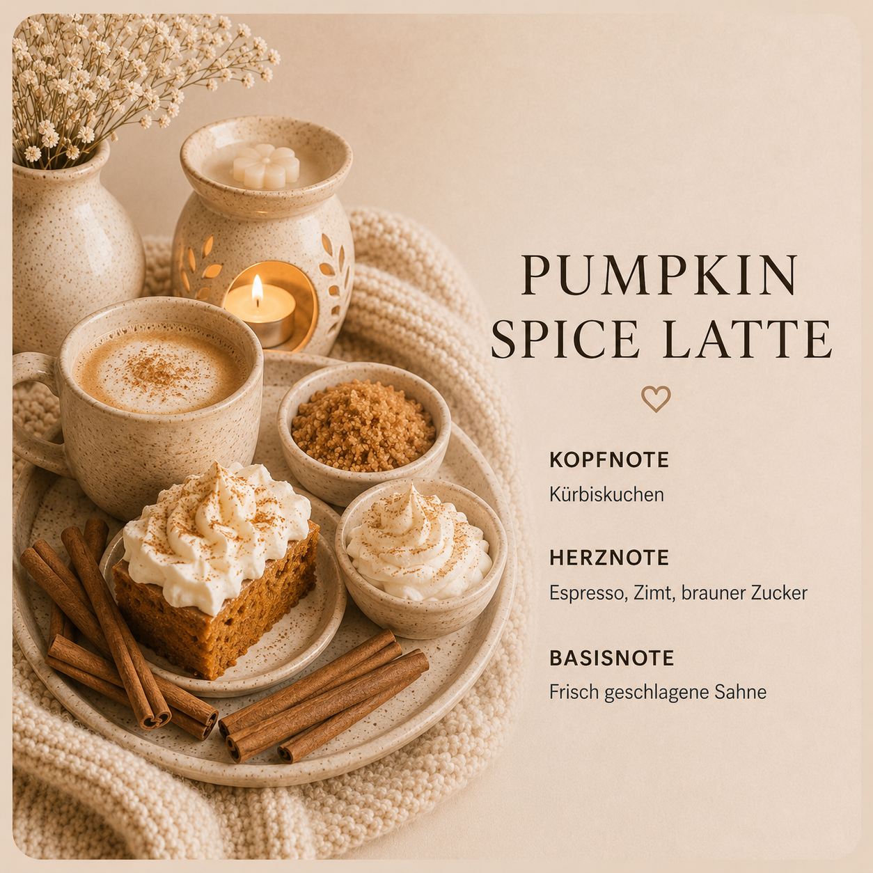 Pumpkin Spice Latte · Duftwachs 70g