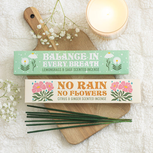 2er-Set Räucherstäbchen · No Rain, No Flowers