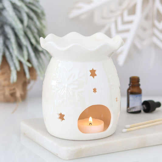 Duftlampe · Iridescent White Snowflake