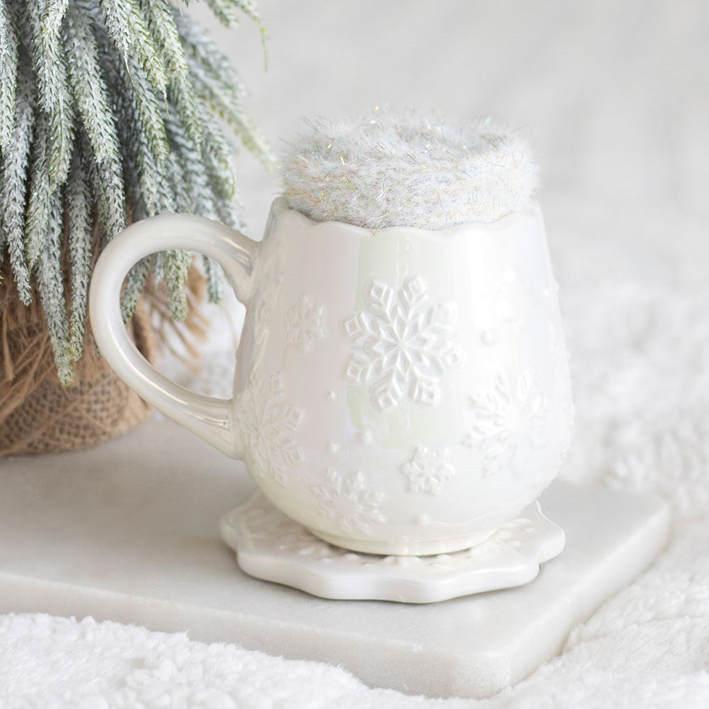 Tasse, Untersetzer & Socken Set · Iridescent