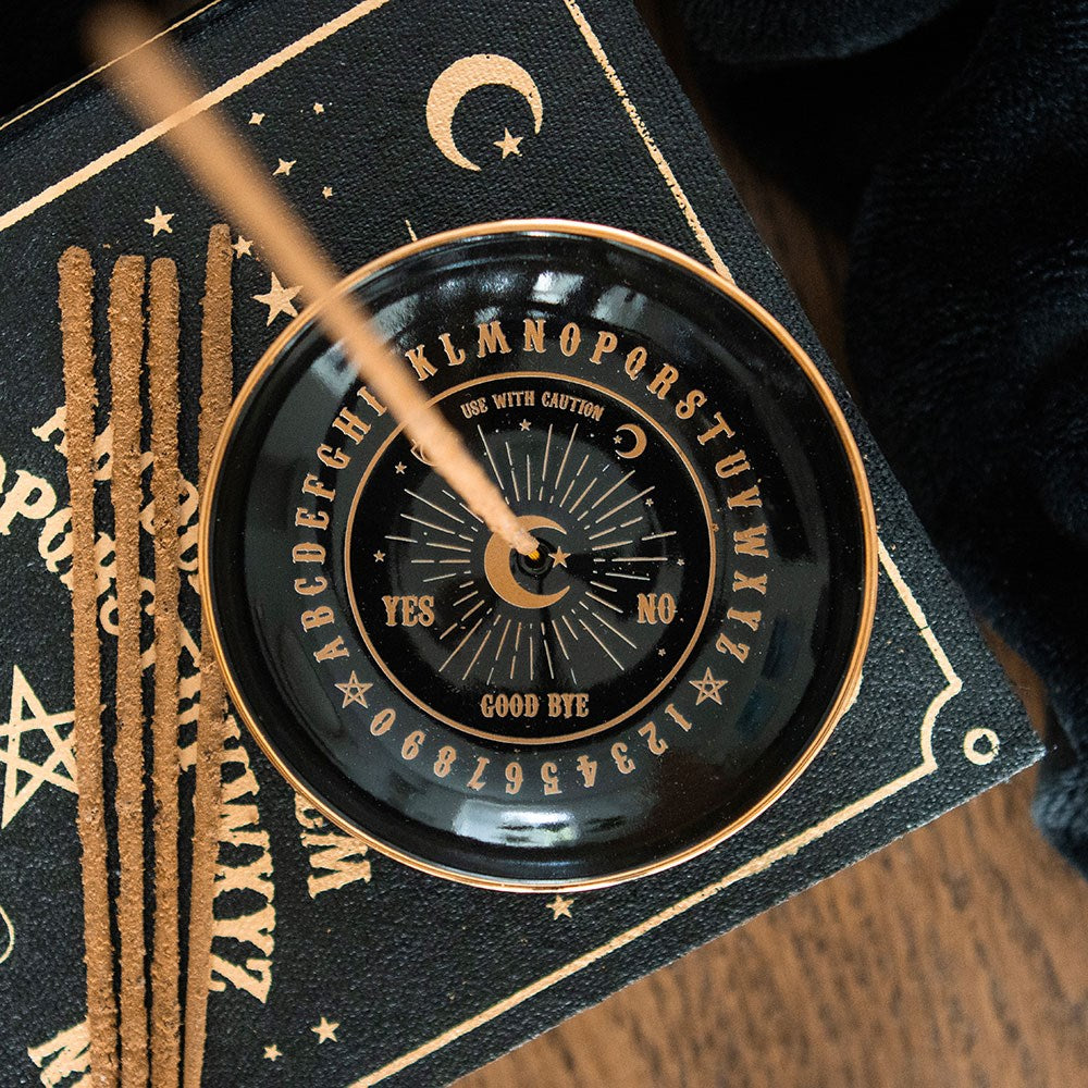 Black Talking Board · Räucherstäbchenhalter