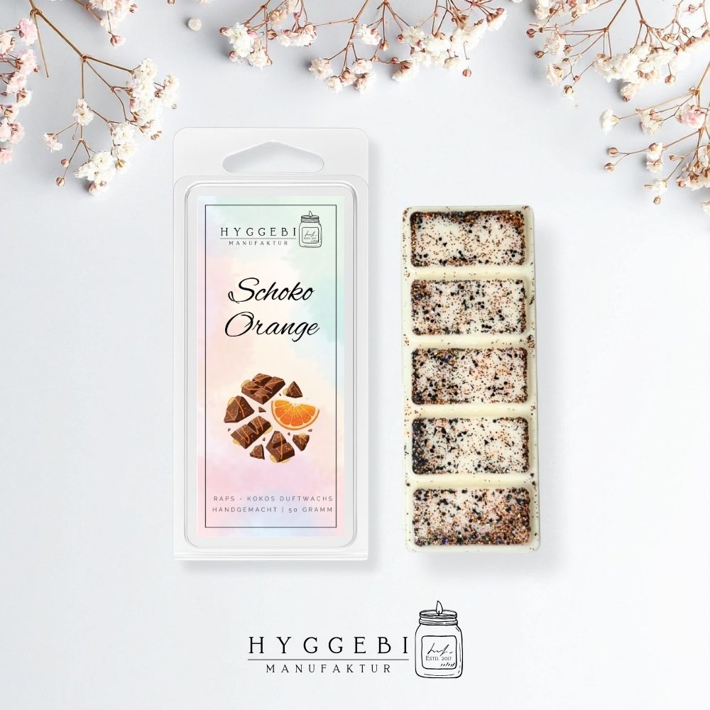 Schoko Orange · Duftwachs 50g