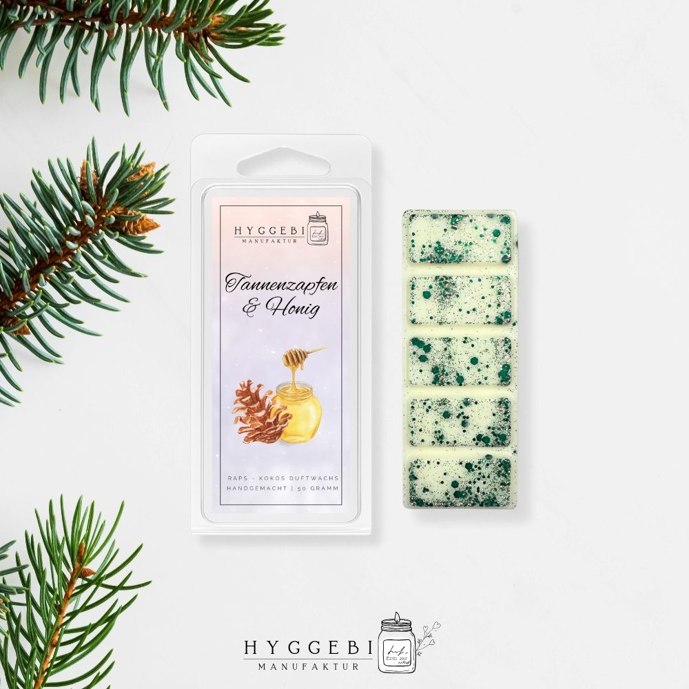 Tannenzapfen & Honig · Duftwachs 50g