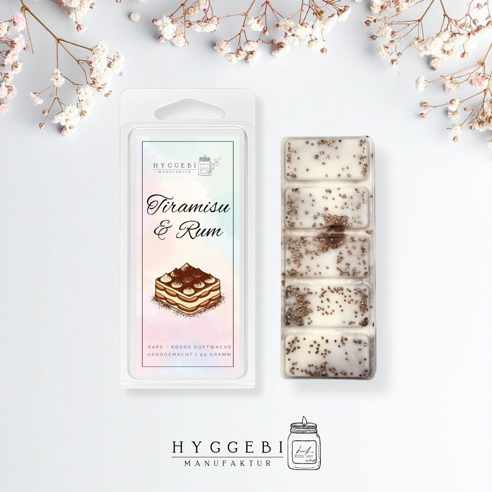 Tiramisu & Rum · Duftwachs 50g