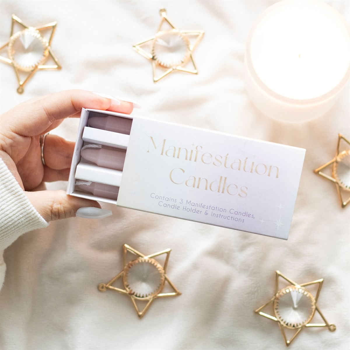 Manifestation Spell Candles · 3er-Set