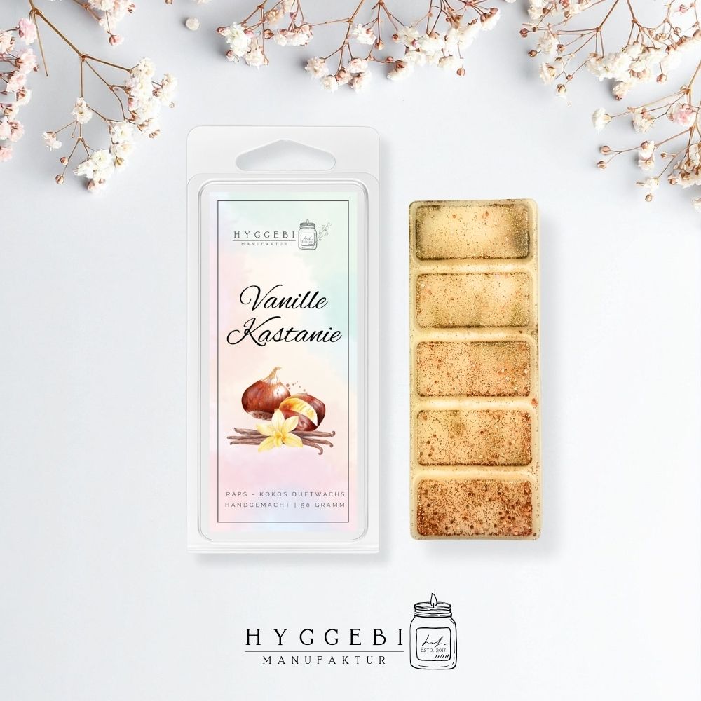 Vanille Kastanie · Duftwachs 50g