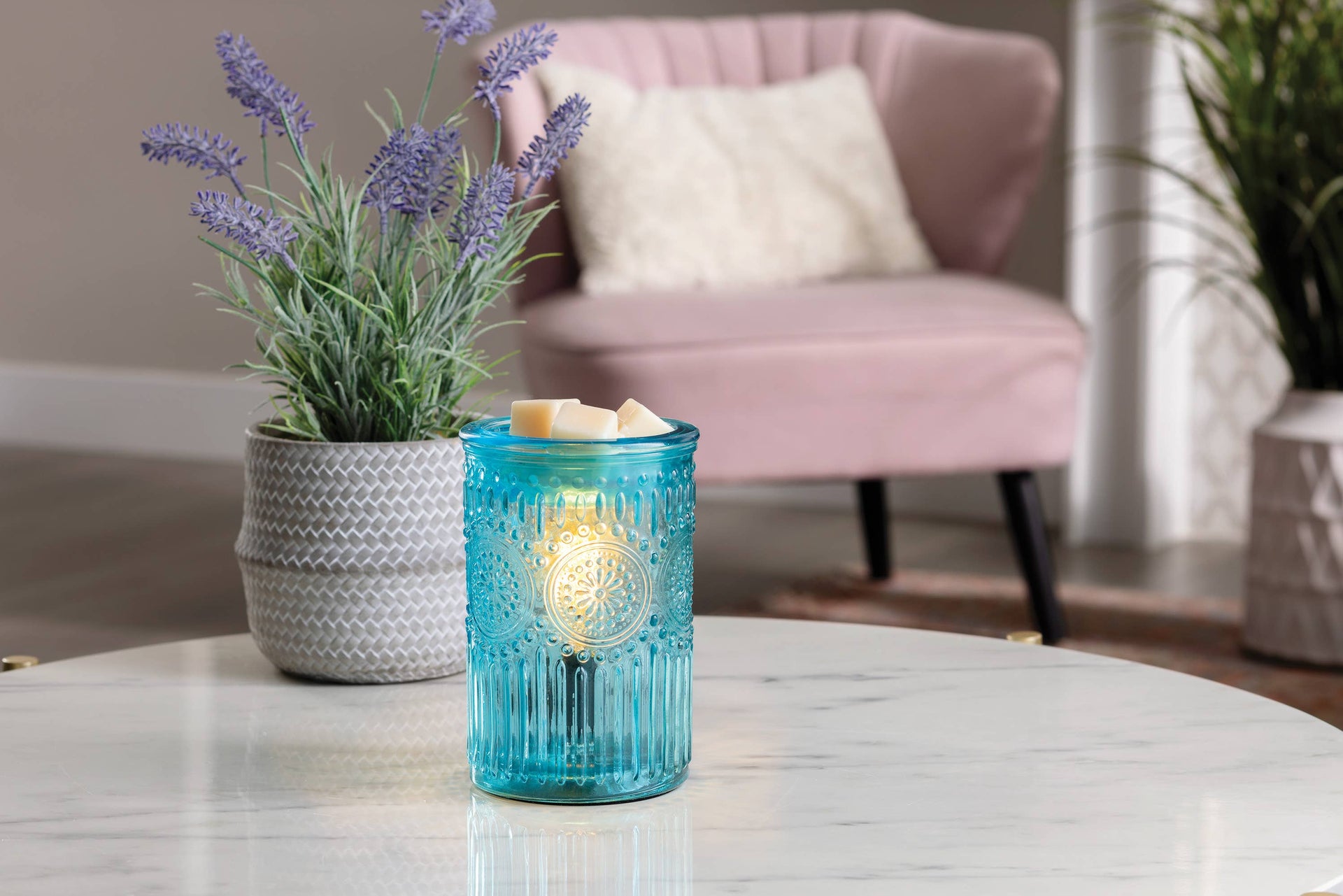 CANDLE WARMERS®  PARISIAN Edison Duftlampe elektr. türkis