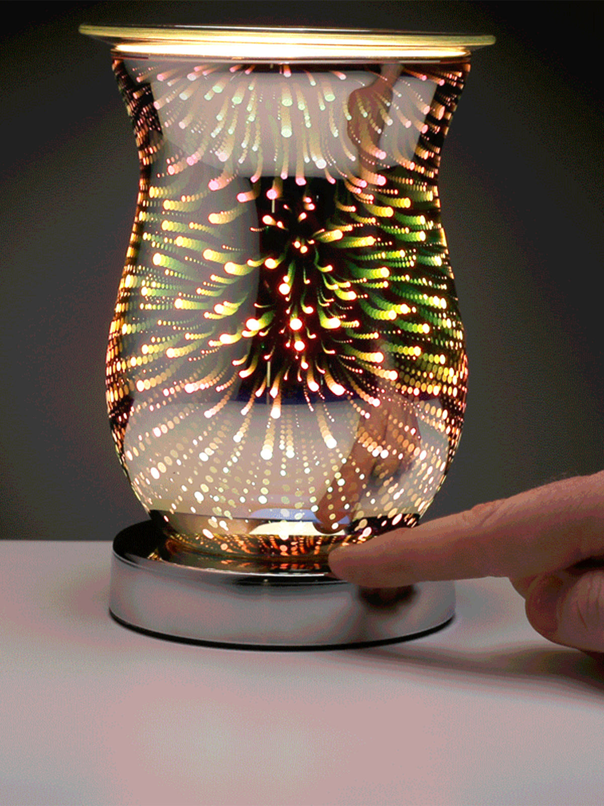 Elektrische Touch Duftlampe "Sternenausbruch" für Wachs Melts