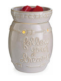 FOLLOW YOUR DREAMS Duftlampe elektrisch creme aus Keramik - HYGGEBI