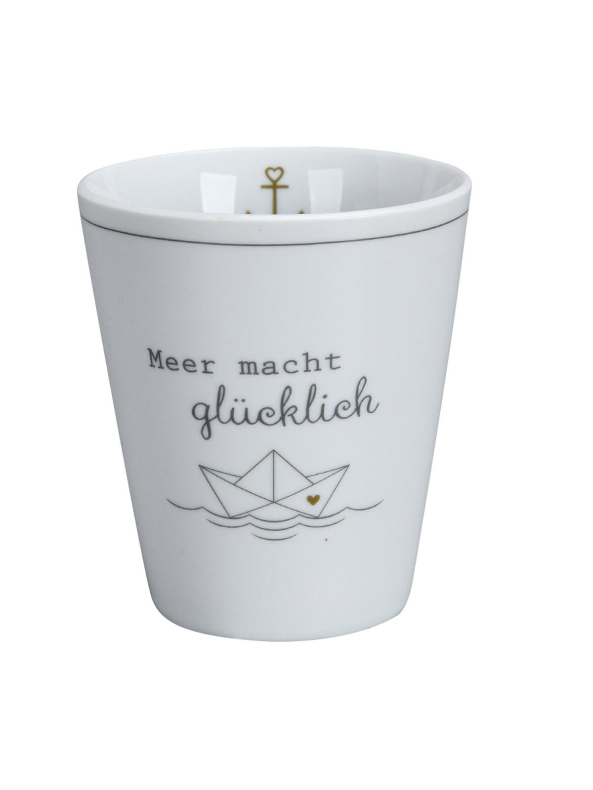 HAPPY MUG "MEER MACHT GLÜCKLICH" | KRASILNIKOFF-Tschüss-HYGGEBI-€5,90