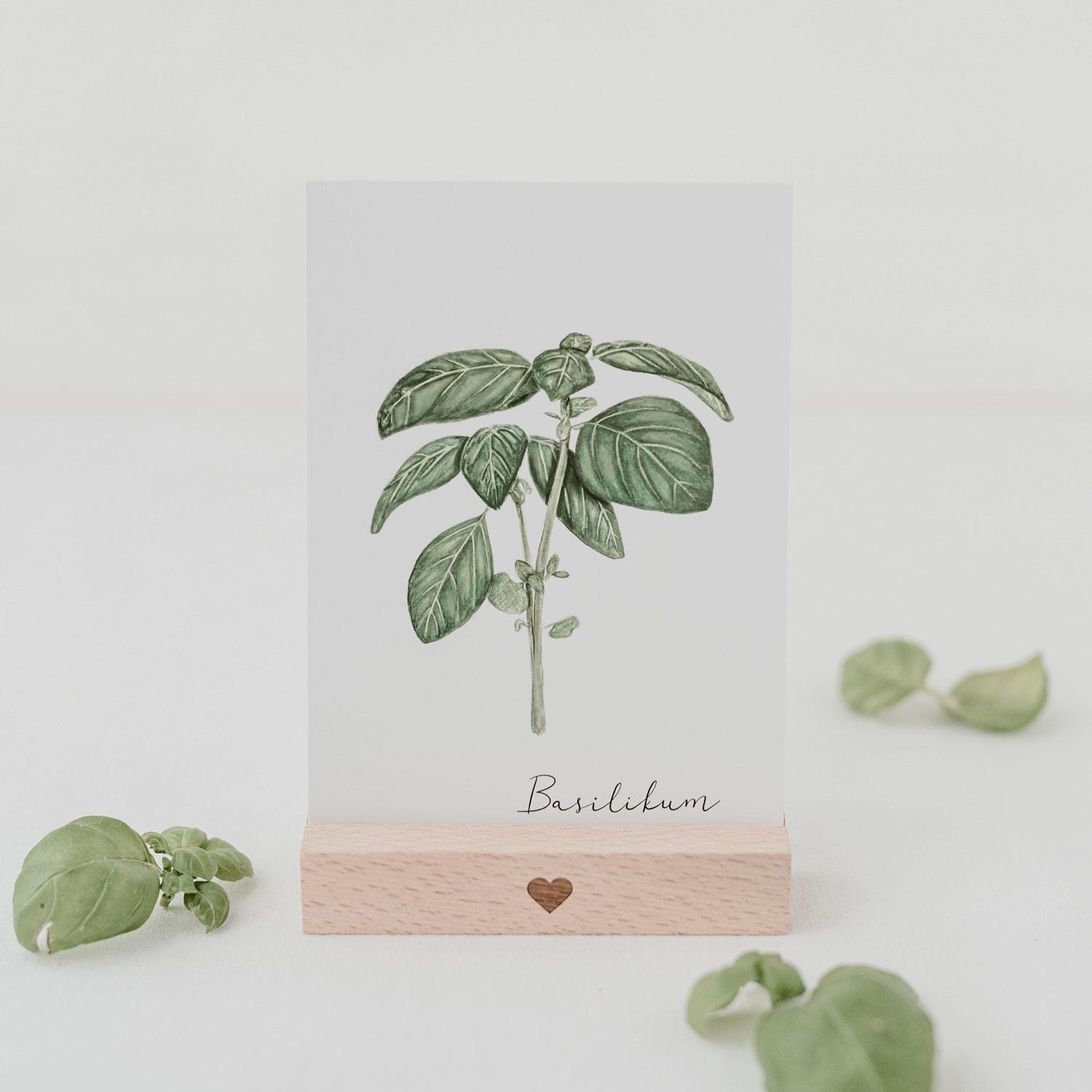 Kartenständer 10,5cm natur im 2er Set · Eulenschnitt-Tschüss-HYGGEBI-€6,90