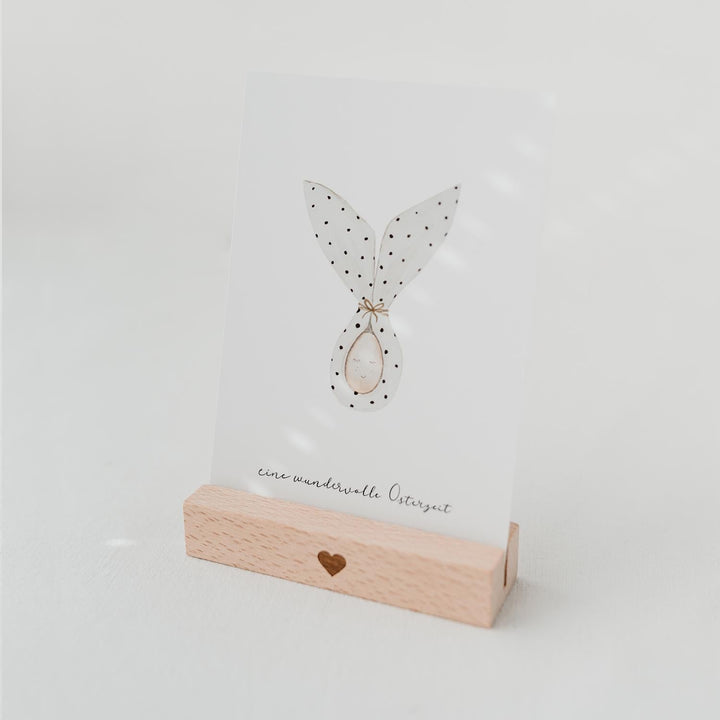 Kartenständer 10,5cm natur im 2er Set · Eulenschnitt-Tschüss-HYGGEBI-€6,90